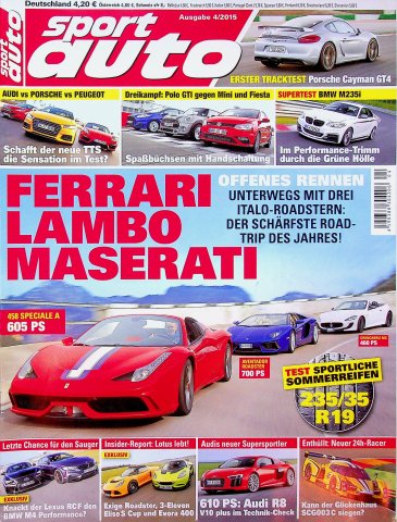 Deckblatt Sport Auto (04/2015)